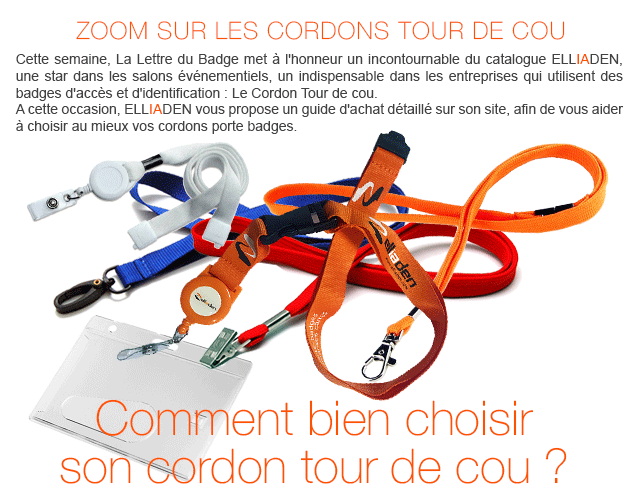 ZOOM sur les cordons tour de cou