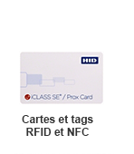 Cartes et tags RFID et NFC