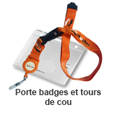 Porte badges et tours de cou