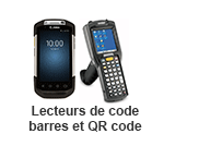 Lecteurs de code barres et QR code