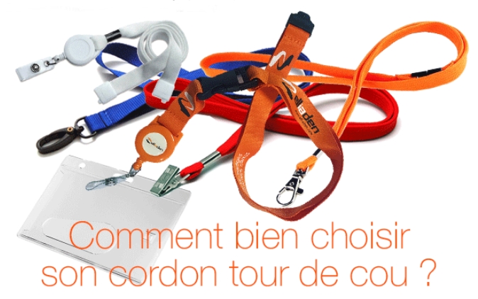 Tours de cou porte badge : le Guide pour bien choisir