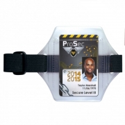 Brassard pour badge sangle Noire