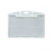 porte badge 1 carte horizontal polypropylene translucide
