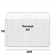 porte badge 70 x 105 a7