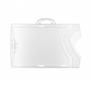 porte badge carte cristal horizontal