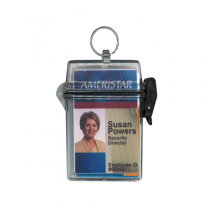 Porte multi badges et multi cartes rigide couleur