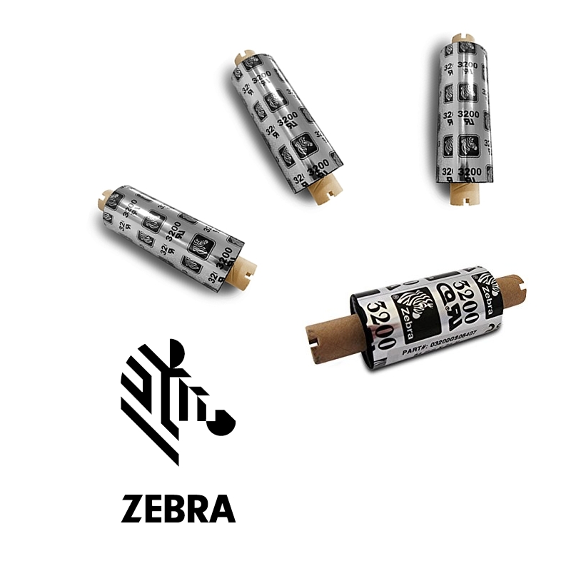 ruban cire resine zebra 3200 noir 84x74