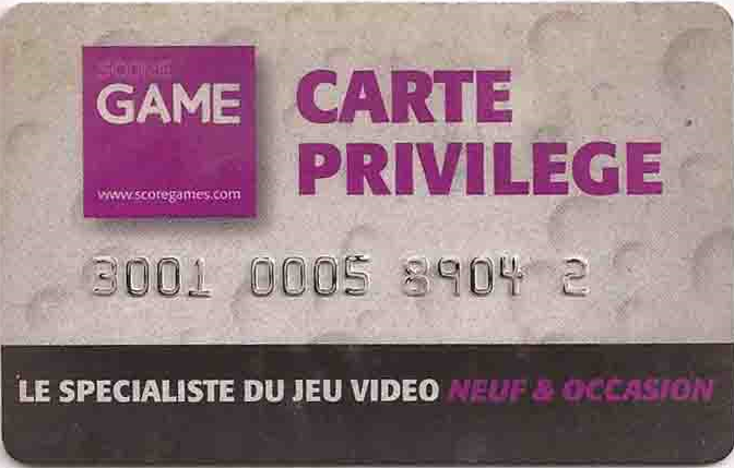 carte de fidélité